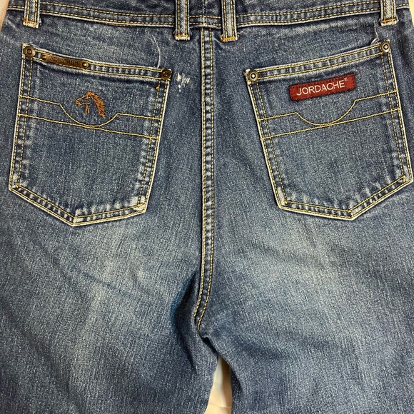 Jordache Women's vintage Straight Leg Jeans - Blue - Picture 6 of 9